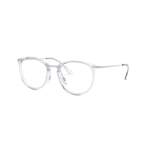 Lentes oftálmicos Ray Ban transparente - plata 0rx7140