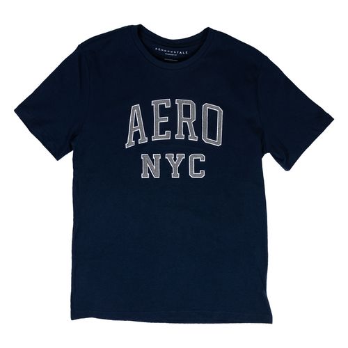 Playera Aeropostale azul para caballero T48865-55-N