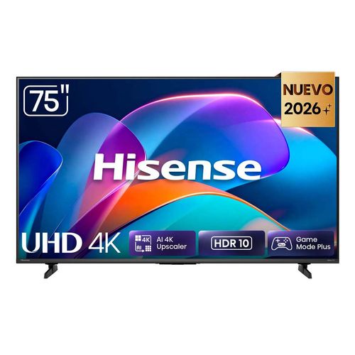 Pantalla Hisense smart tv 75p negro