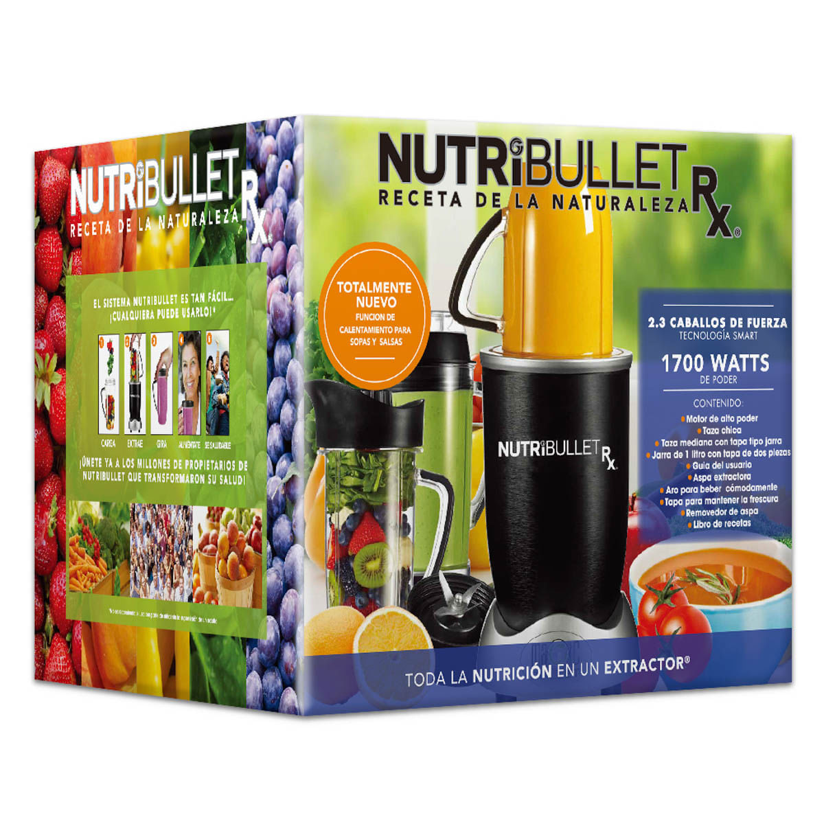 Procesador De Alimentos Rx Nutribullet Negro 102778 - La Marina