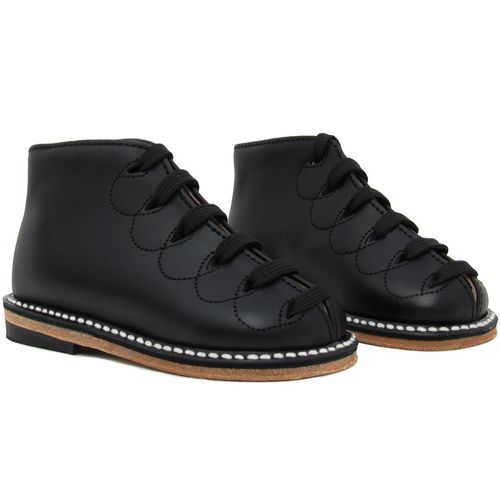 Bota escolar con agujeta para niño Mickey i812-02