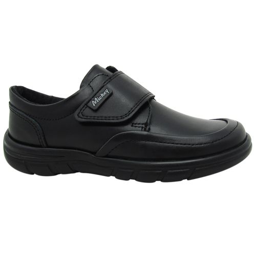 Zapato escolar juvenil con velcro para niño Mickey 5536-02