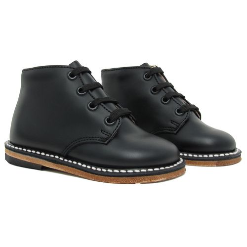 Bota escolar agujeta para niño Mickey i505-02