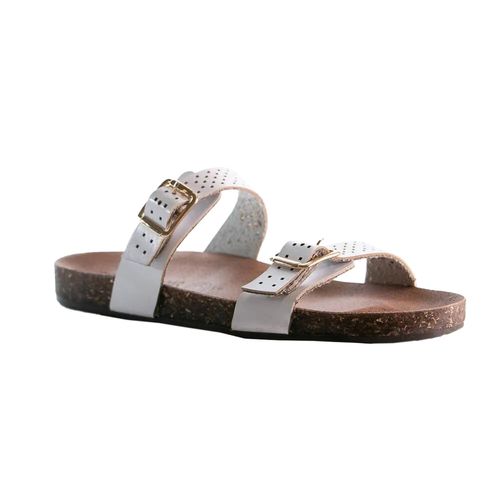 Sandalia casual Nomadas blanco para dama 343