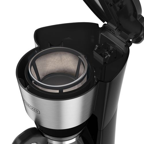 Estación de café 4 en 1 Black and Decker negro inoxidable cm0755s-mx