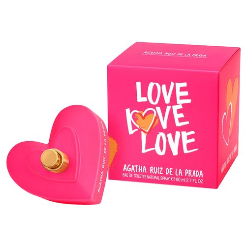 Perfume para dama Ágatha Ruiz de la Prada 80ml love love love 6505305601