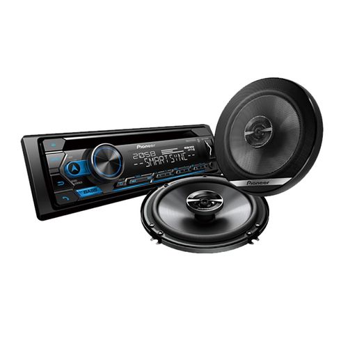 Paquete De Auto Estéreo Pioneer Negro DXT-S4262BT