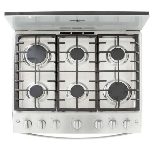 Estufa de piso Whirlpool 30p plata wfr3400d