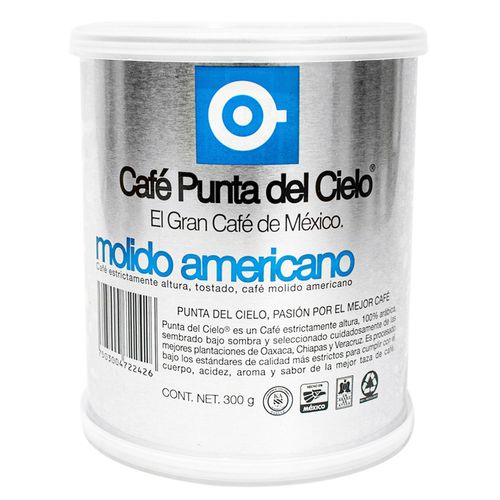 Café molido americano Punta del Cielo 300 gr