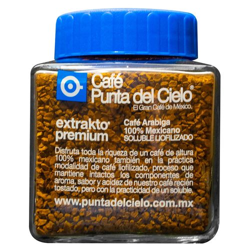 Café Soluble Regular Extrakto Premium Punta Del Cielo 110 Gr