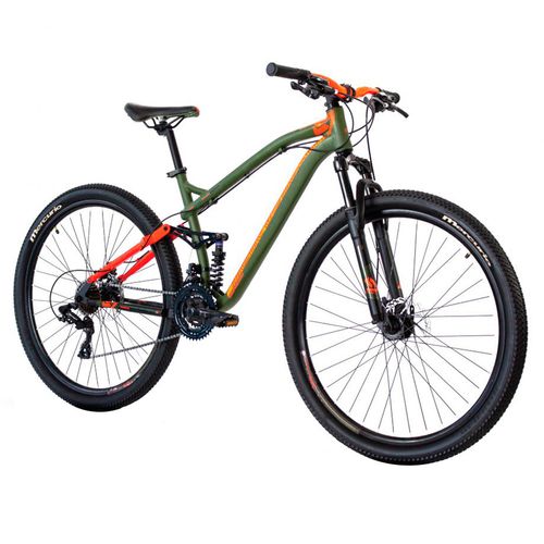 Bicicleta De Montaña R29 Mercurio Verde - Negro - Naranja 300748