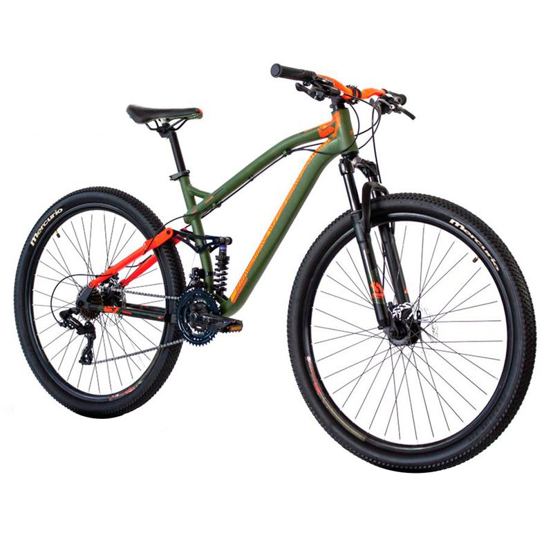 Bicicleta De Monta a R29 Mercurio Verde Negro Naranja 300748