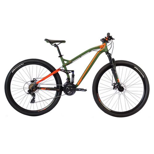 Bicicleta De Montaña R29 Mercurio Verde - Negro - Naranja 300748