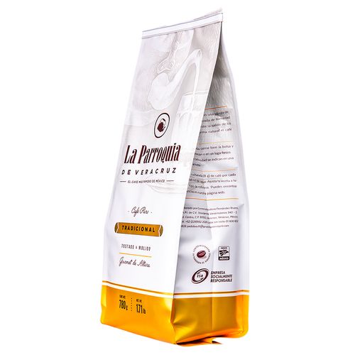 Bolsa de Café molido puro La Parroquia De Veracruz 780g