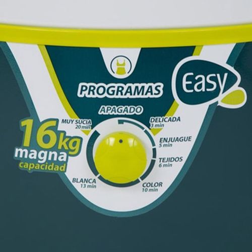 Lavadora manual 16 kg Easy verde lre16v