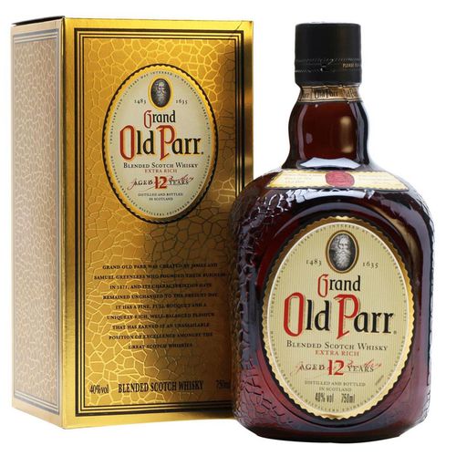 Whisky Old Parr 12 años 750 ml