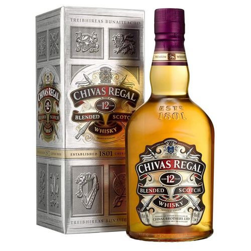 Whisky Chivas Regal 12 años 750 ml