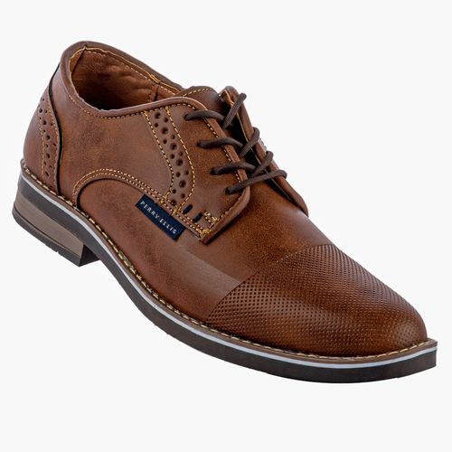 Zapato Casual Para Caballero Perry Ellis Café 7041