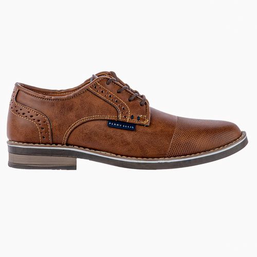 Zapato Casual Para Caballero Perry Ellis Café 7041