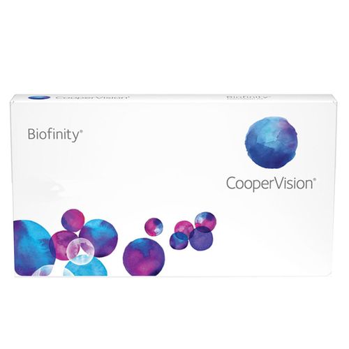 Lente de contacto biofinity con graduación CooperVision -1.75
