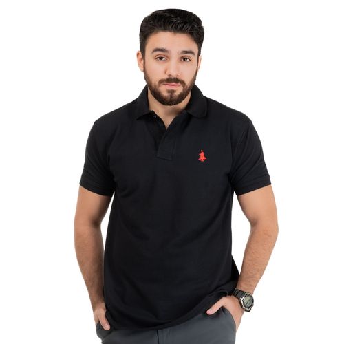 Playera Casual Para Caballero Polo Club Negro 101