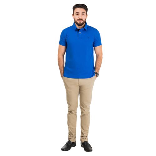 Playera Tipo Polo Para Caballero Cabo Rojo Azul 1500 Sfc