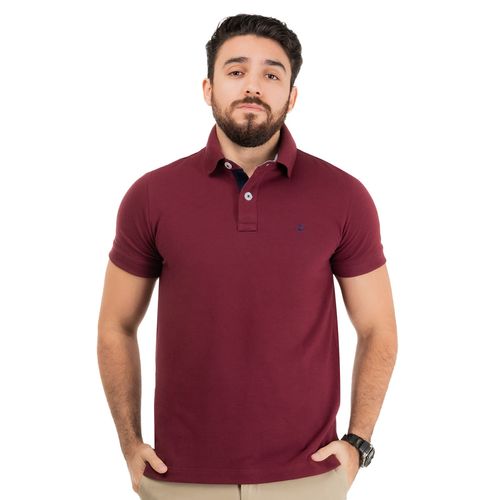 Playera Tipo Polo Para Caballero Cabo Rojo Tinto 1500 Sfc