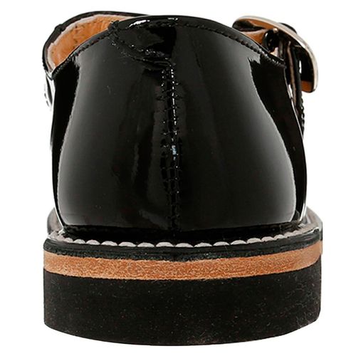 Zapato escolar de niña Elefante negro 7010-05