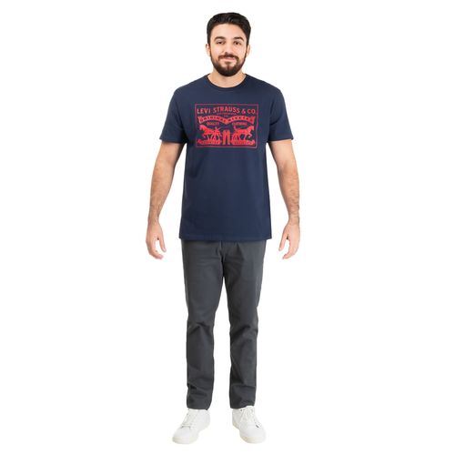 Playera Casual Para Caballero Levis Azul 05510-0336