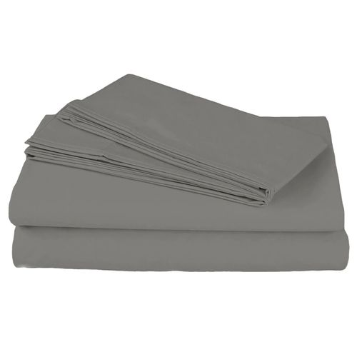 Juego de sabanas Spring Air matrimonial gris