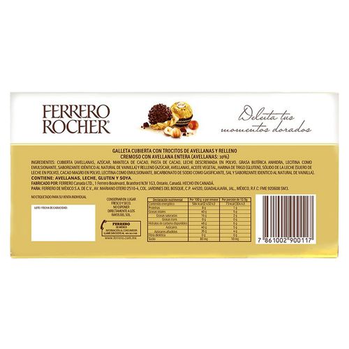 Chocolate Ferrero rocher 8 piezas 23380