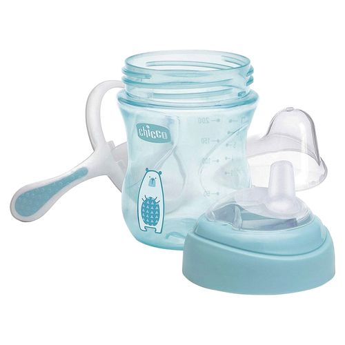 Vaso De Transición Para Niño Chicco Azul 4M+ 200Ml 6911200000