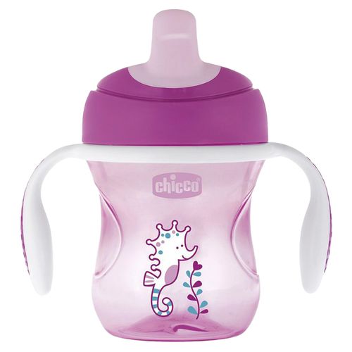 Vaso De Entrenamiento Para Niña Chicco Rosa 6M Pack 6921100000