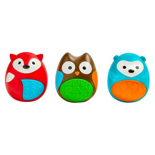 Set de sonajas mordederas para bebe Skip Hop sh303106 set de 3 sonajas