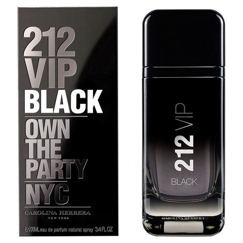 Perfume para caballero Carolina Herrera 212 vip black edt 200ml