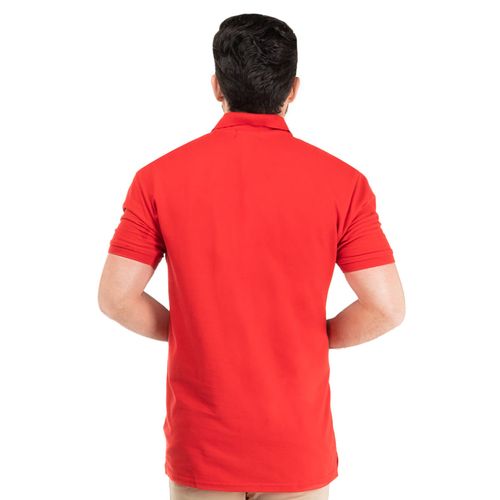 Playera Casual Polo Para Caballero Polo Club Rojo 101