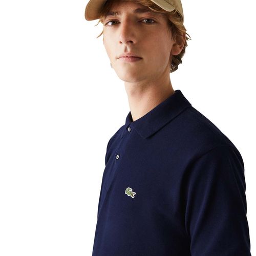 Playera Polo Para Caballero Lacoste Azul Marino L1212-166