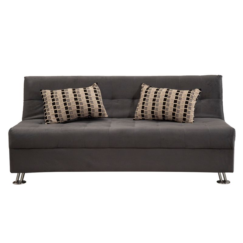 Sofa Cama Tela Gm Salas Gris Romina La Marina