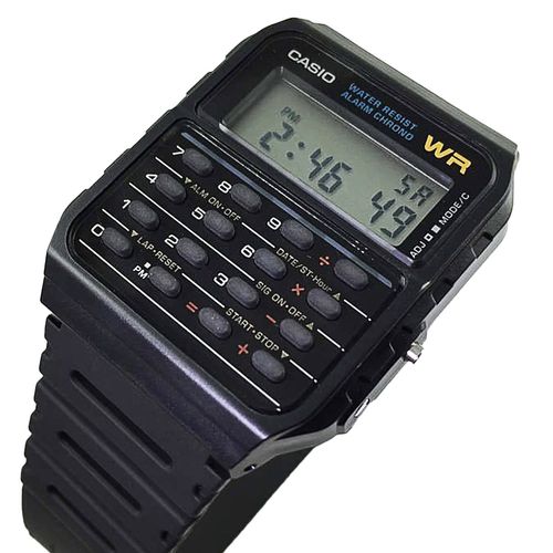 Reloj Casio negro para caballero CA-53W-1Z