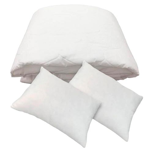 Kit De Almohada y Protector Spring Air Queen Size