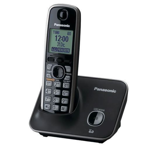 Teléfono Inalámbrico Panasonic Kx-Tg4111Meb Negro