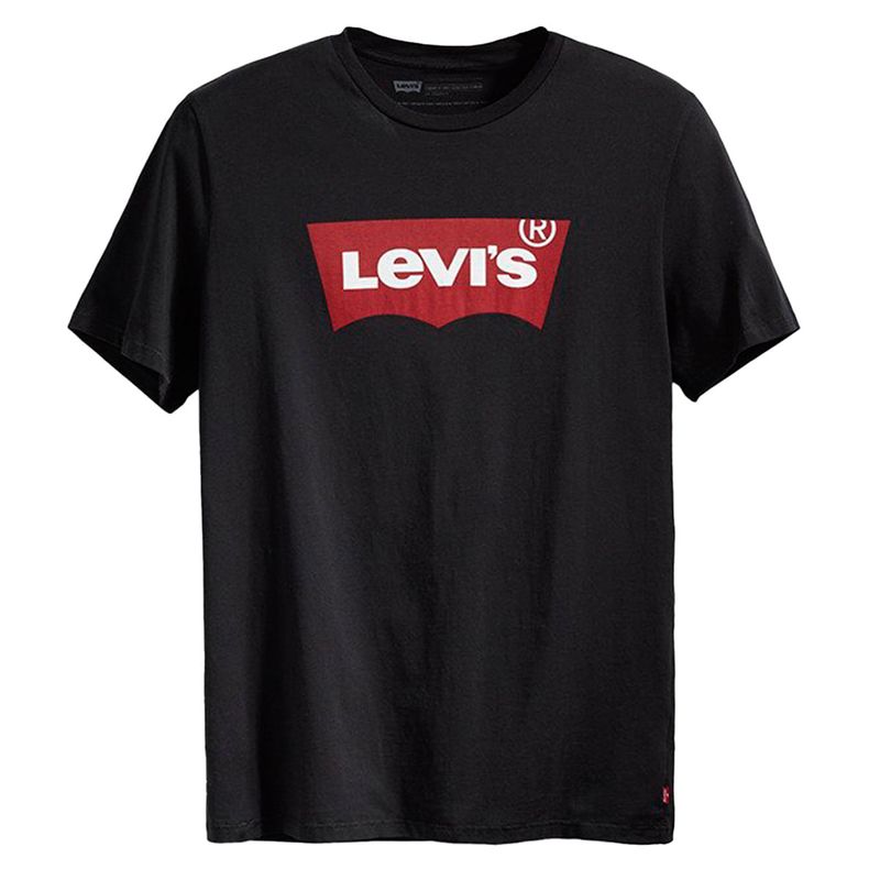 Playera levi's negra outlet hombre