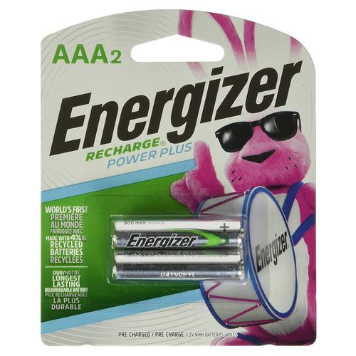 Pila Recargable Energizer Triple AAA Nh12Bp-2