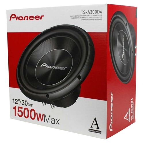 Subwoofer 12p Pioneer negro ts-a300d4/xiel5