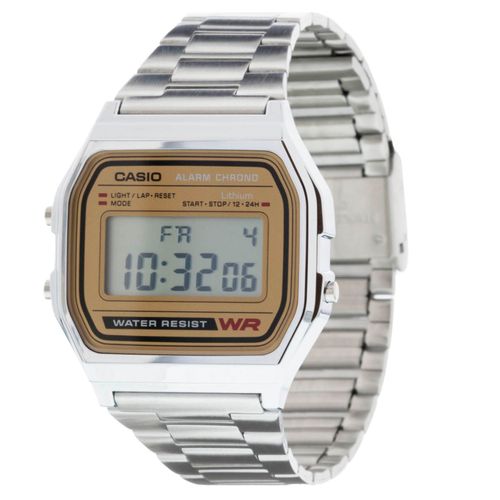 Reloj juvenil unisex Casio dorado a158wea-9vt