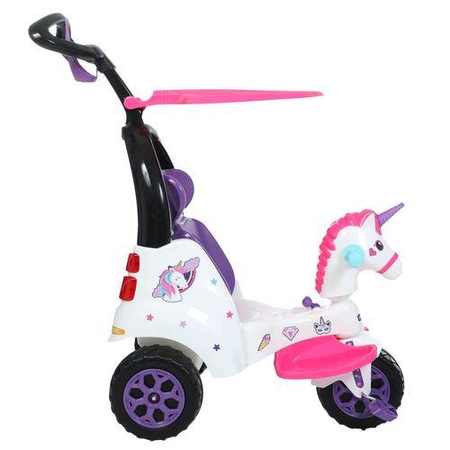 Montable Para Niña Prinsel Super Trike Unicornio Blanco 1345