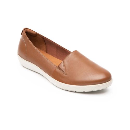 Mocasín Confort Para Dama Flexi Tan Amelie 101905