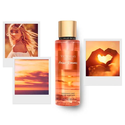 Body mist para dama Victoria Secret amber romance spray 250ml vsamb
