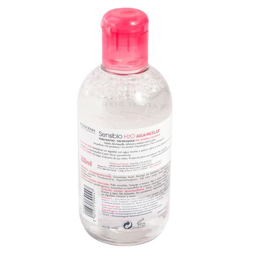 Limpiador desmaquillante Bioderma sensibio h2o 250 ml 101-011