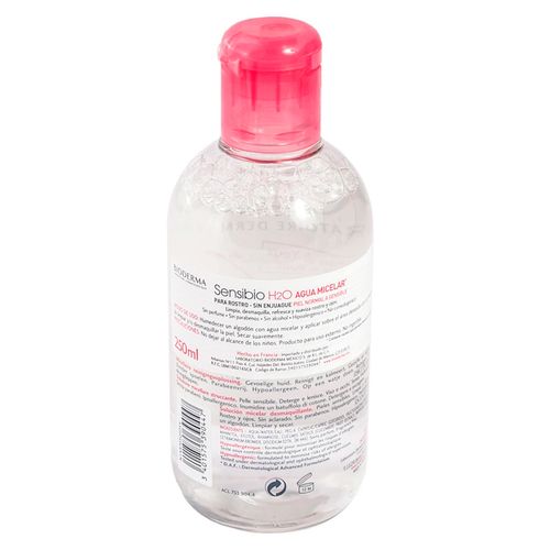 Limpiador Desmaquillante Bioderma Sensibio H2O 250 ml 101-011